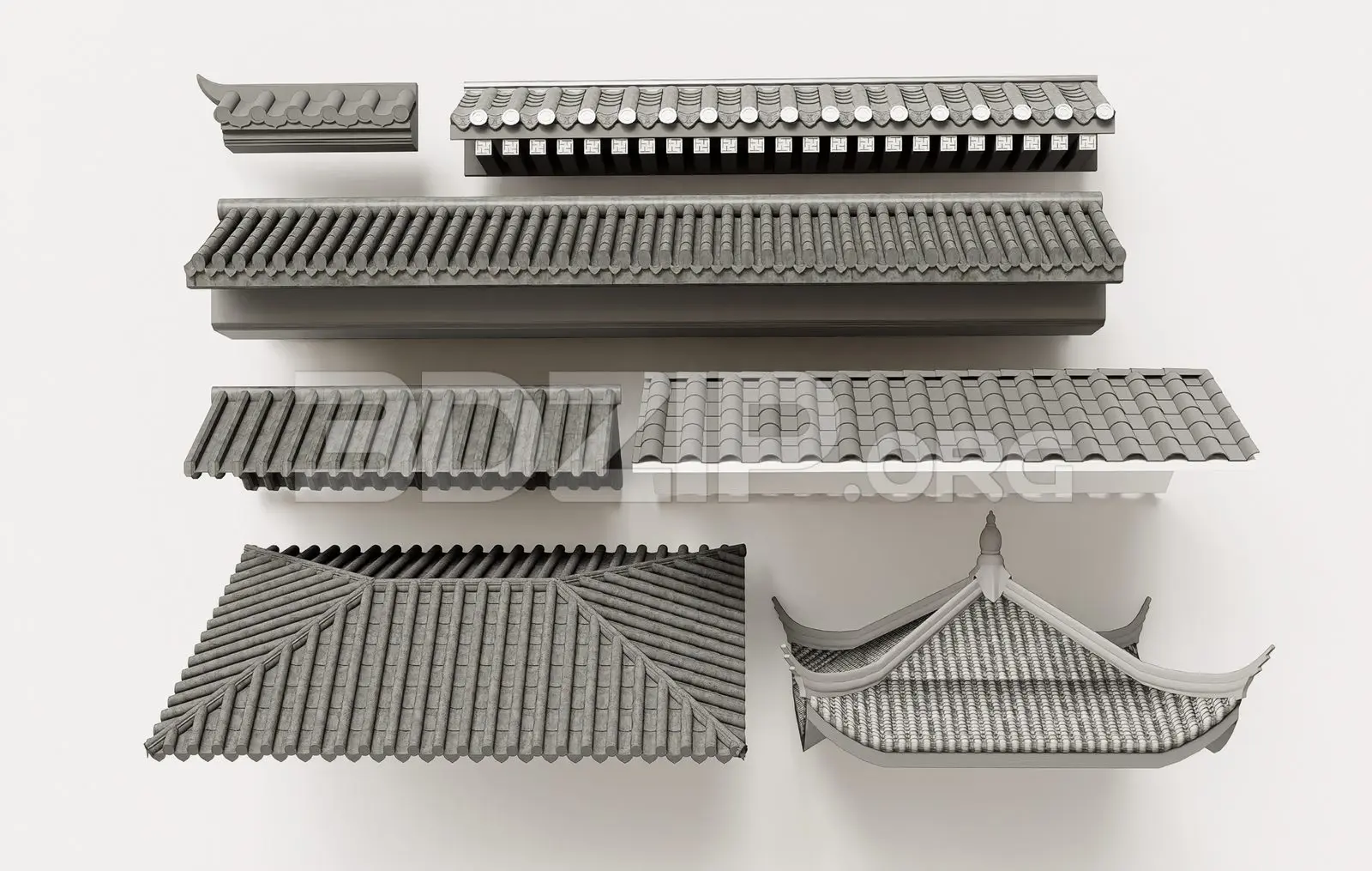 Traditional Asian Roof Collection