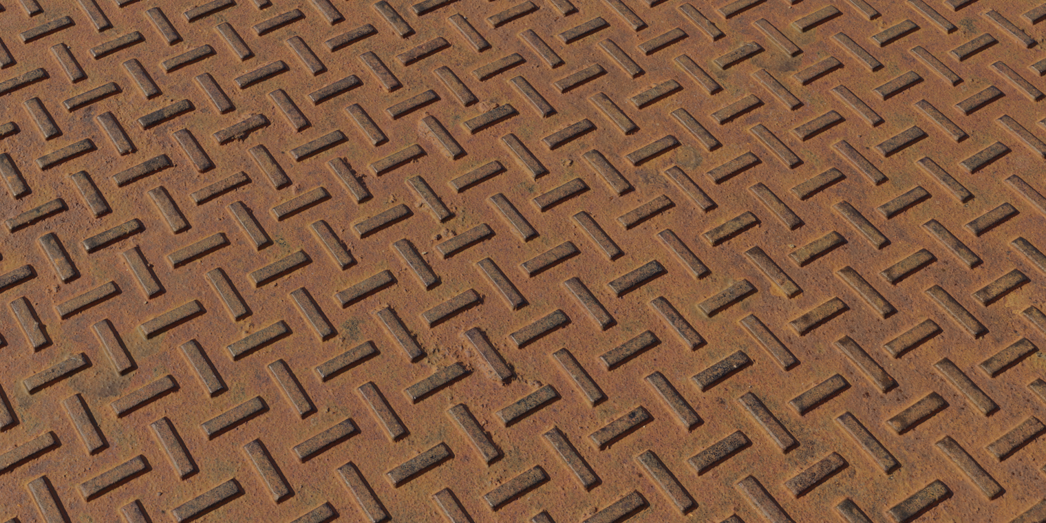 Metal Grate Rusty