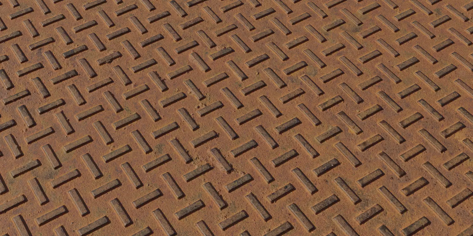 Metal Grate Rusty