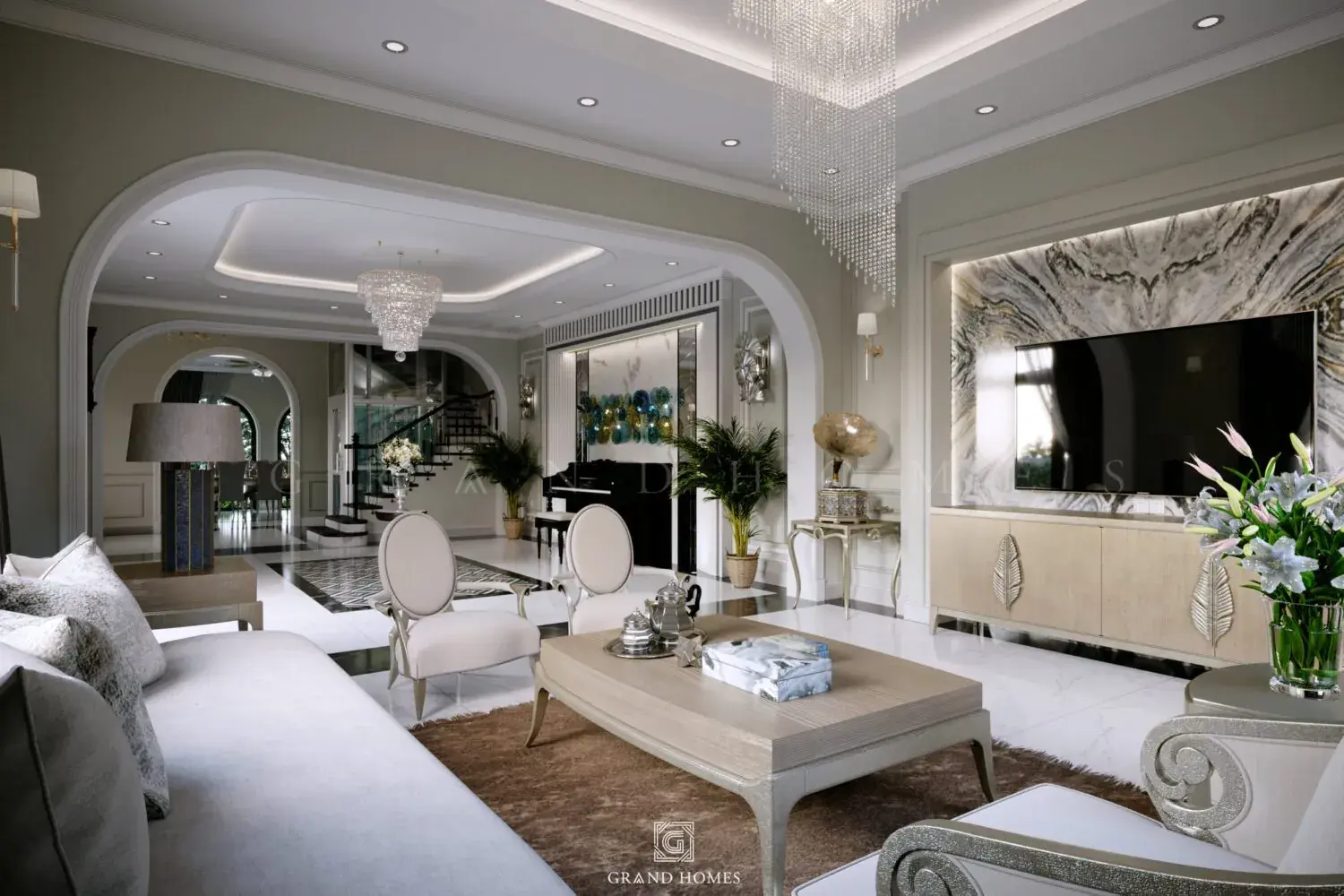 Interior Kitchen – Livingroom 301 Scene