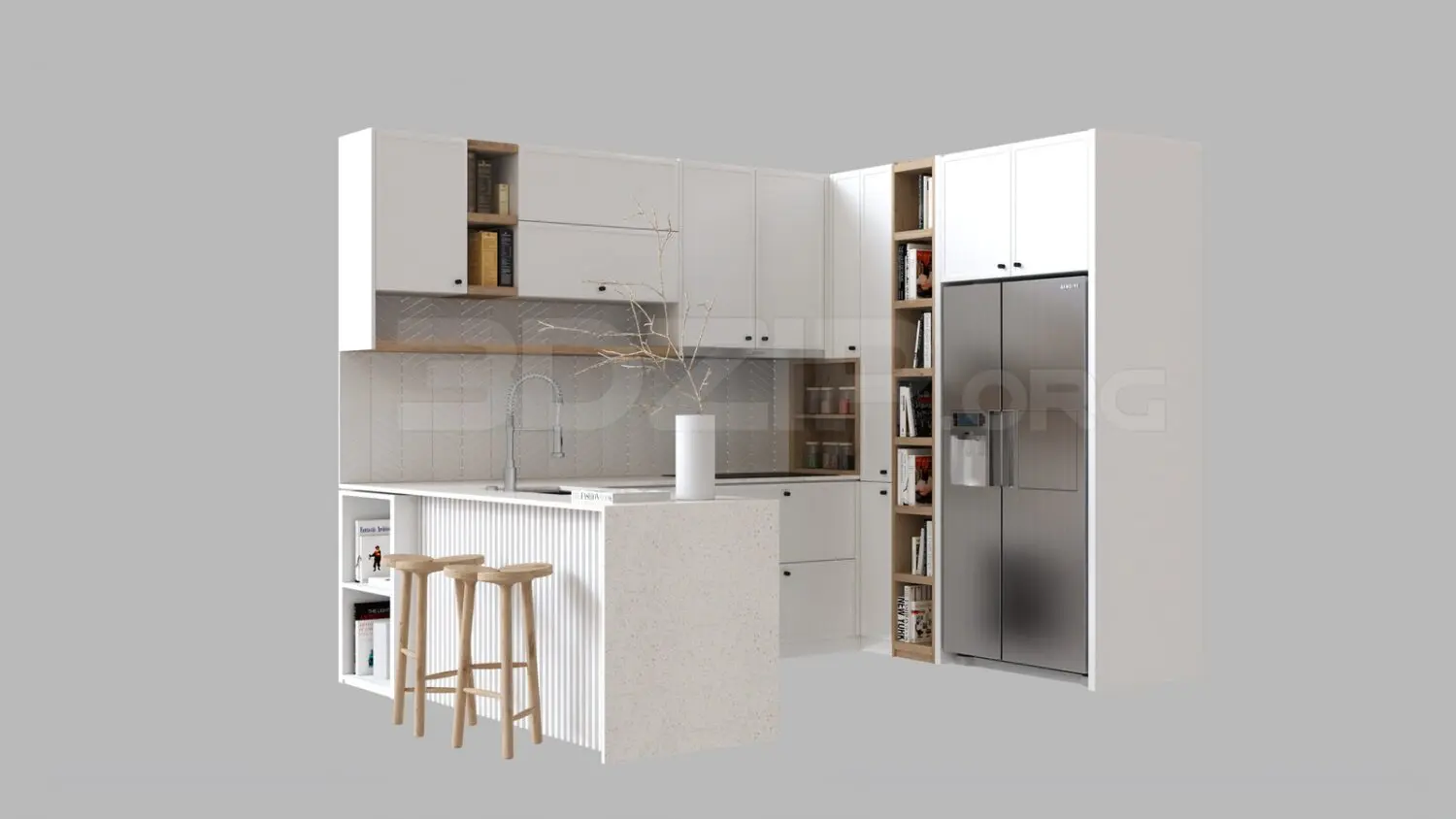 Kitchen — preview 1 (3dzip, CC0)