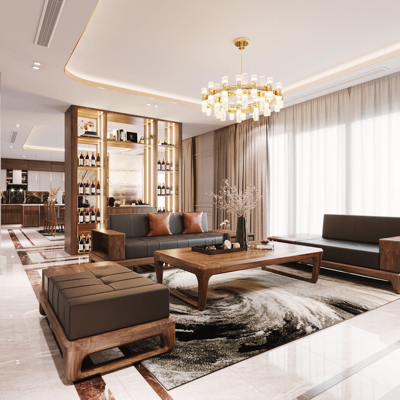 Interior Living room — preview 1, by Nguyen Xuan Hoat (3dzip)