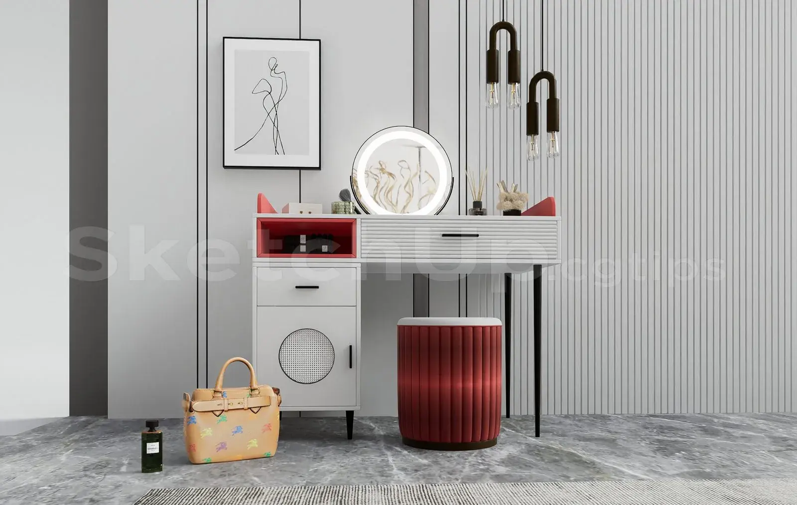 Makeup Table