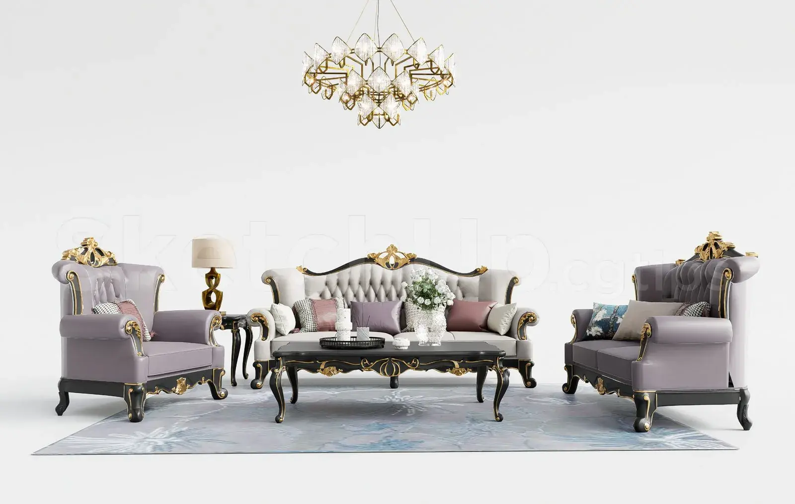 Neoclassical Sofa