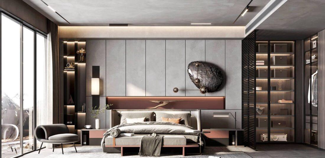 Interior Scenes Model Bedroom 548