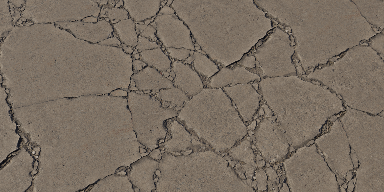 Cracked Concrete