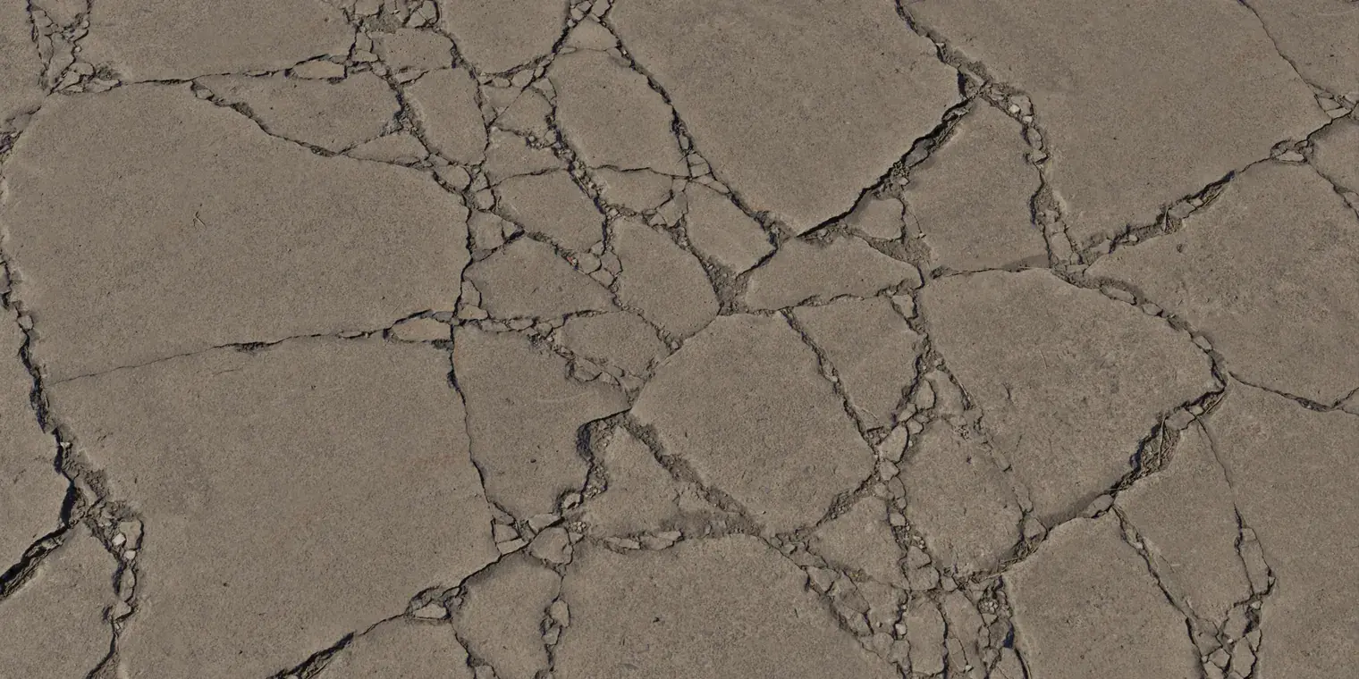 Cracked Concrete