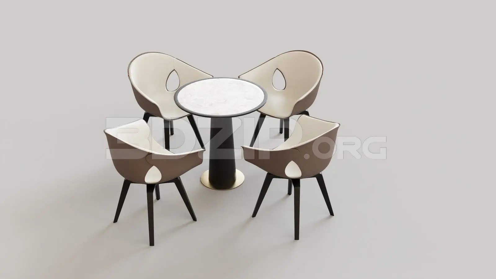 Dining Table And Chair — preview 1 (3dzip, CC0)