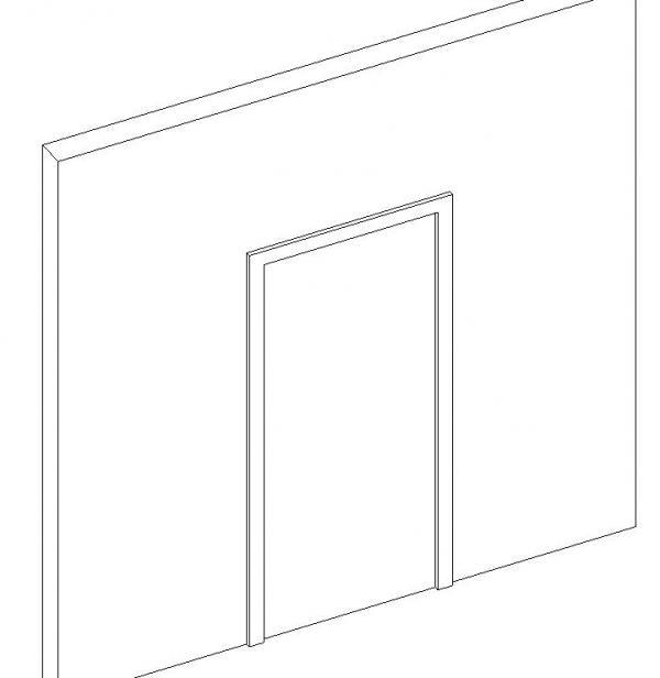 Single Flush Door with Adjustable swing