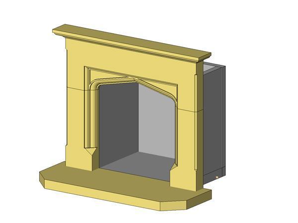 Stone Fireplace