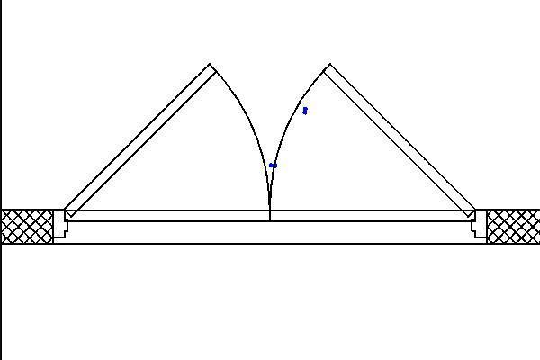 Flush Double Door - Adj Swing