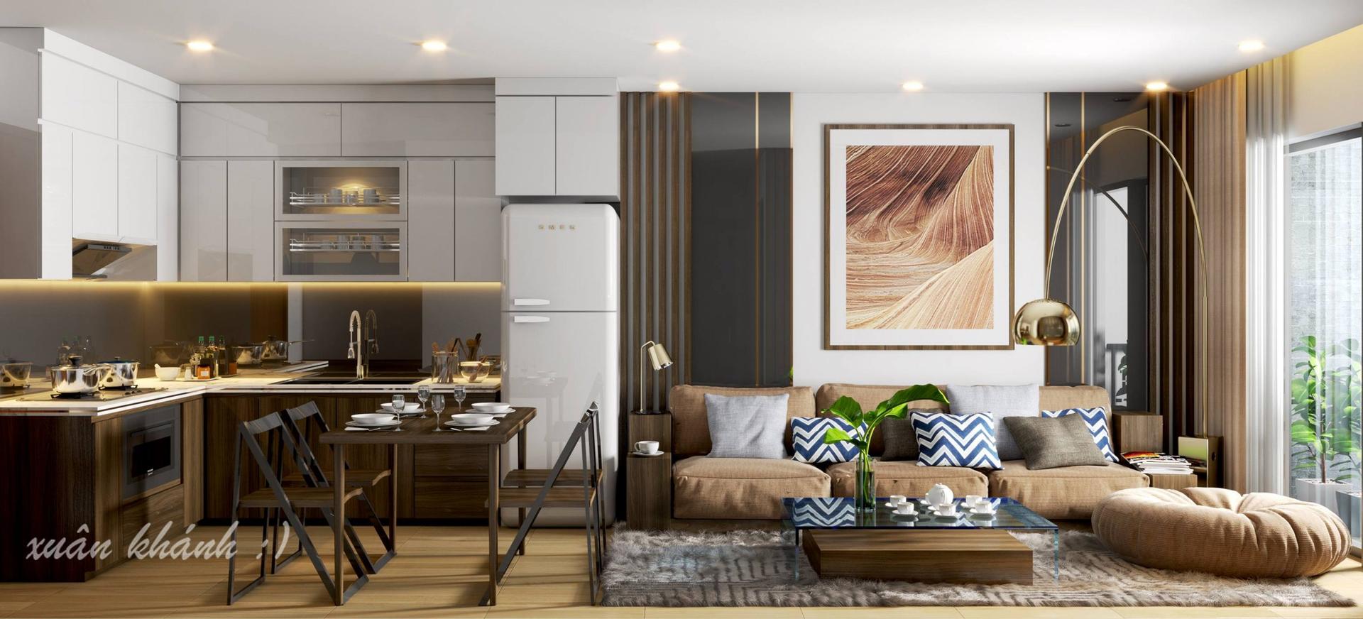 Interior Living- Kitchenroom Scene