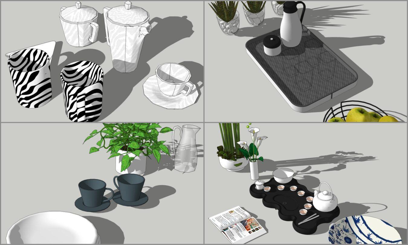 Combo Decor on Tea Coffee Table