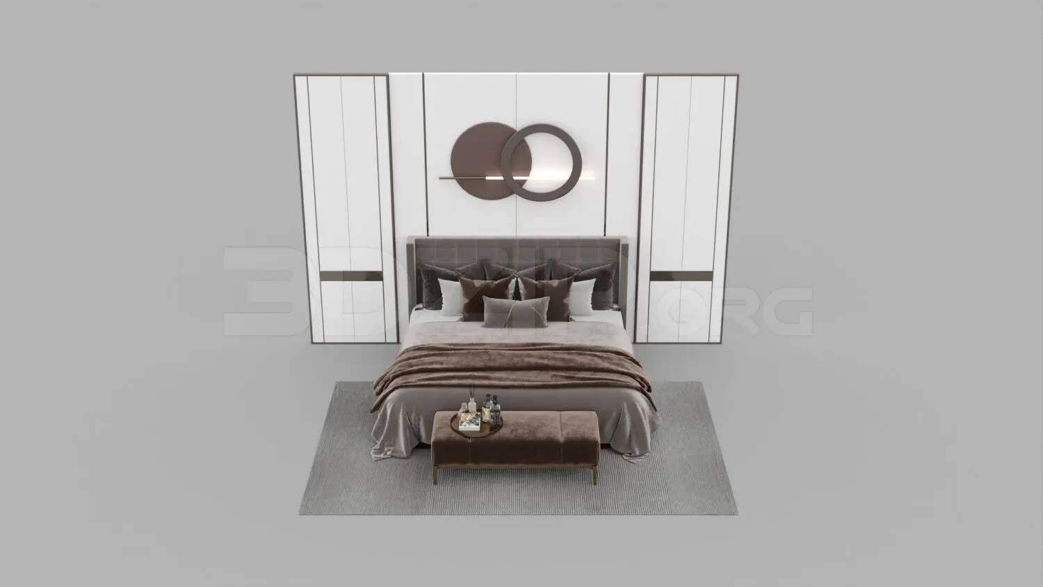 Bed — preview 1, by Huy Hieu Lee (3dzip, CC0)