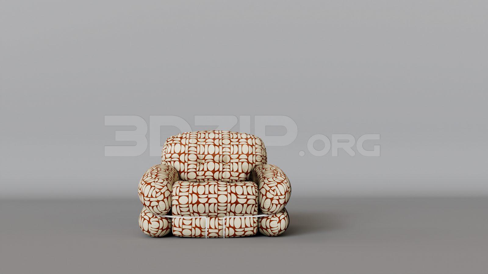 Armchair — preview 1 (3dzip)