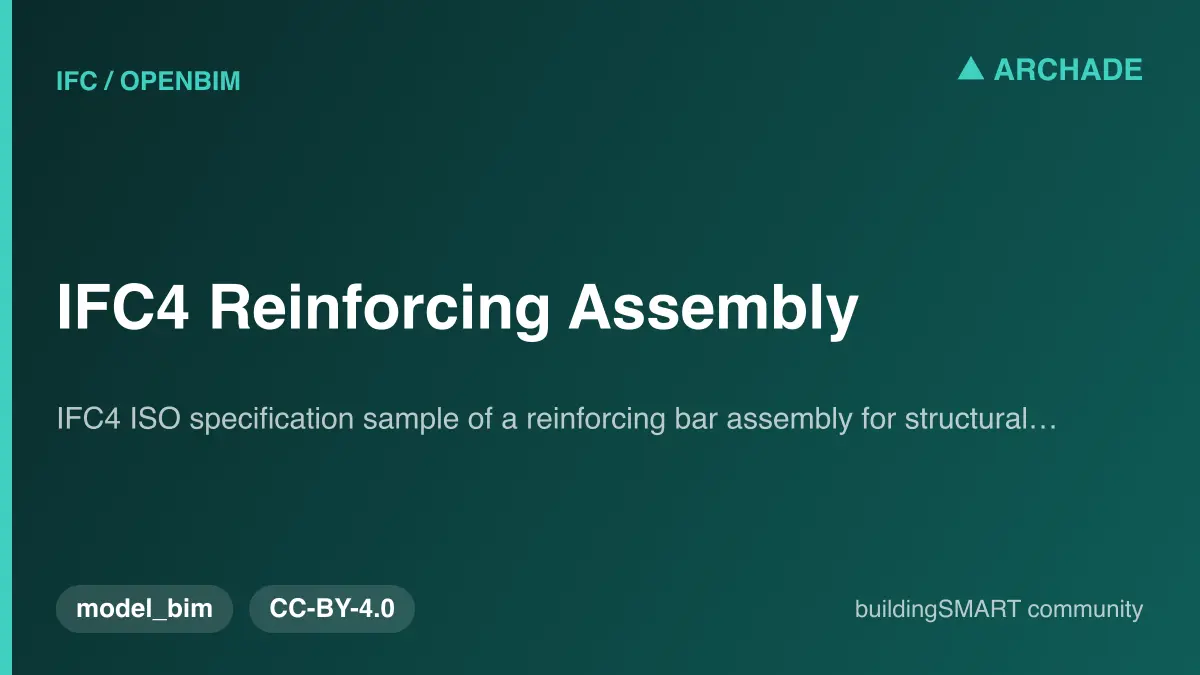 IFC4 Reinforcing Assembly