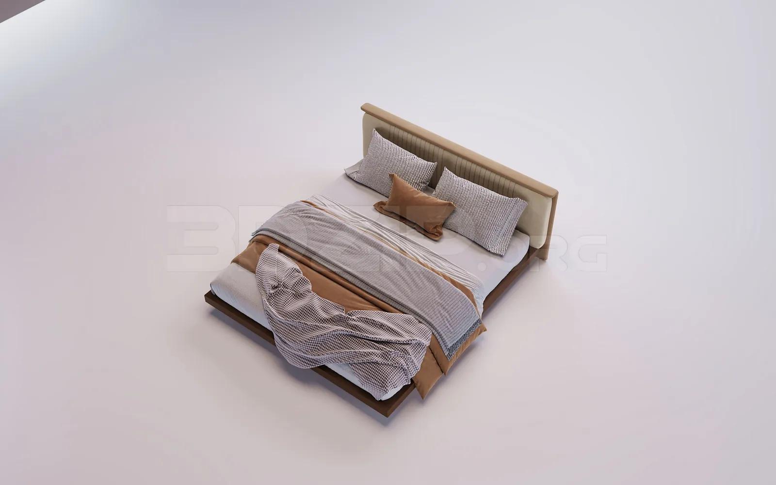 Bed Model for Interior Design