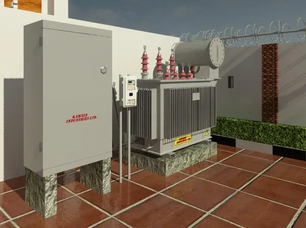 Improved Transformer with DB and meter — preview 1, by Toplane Architect & Co. (RevitCity, CC0)