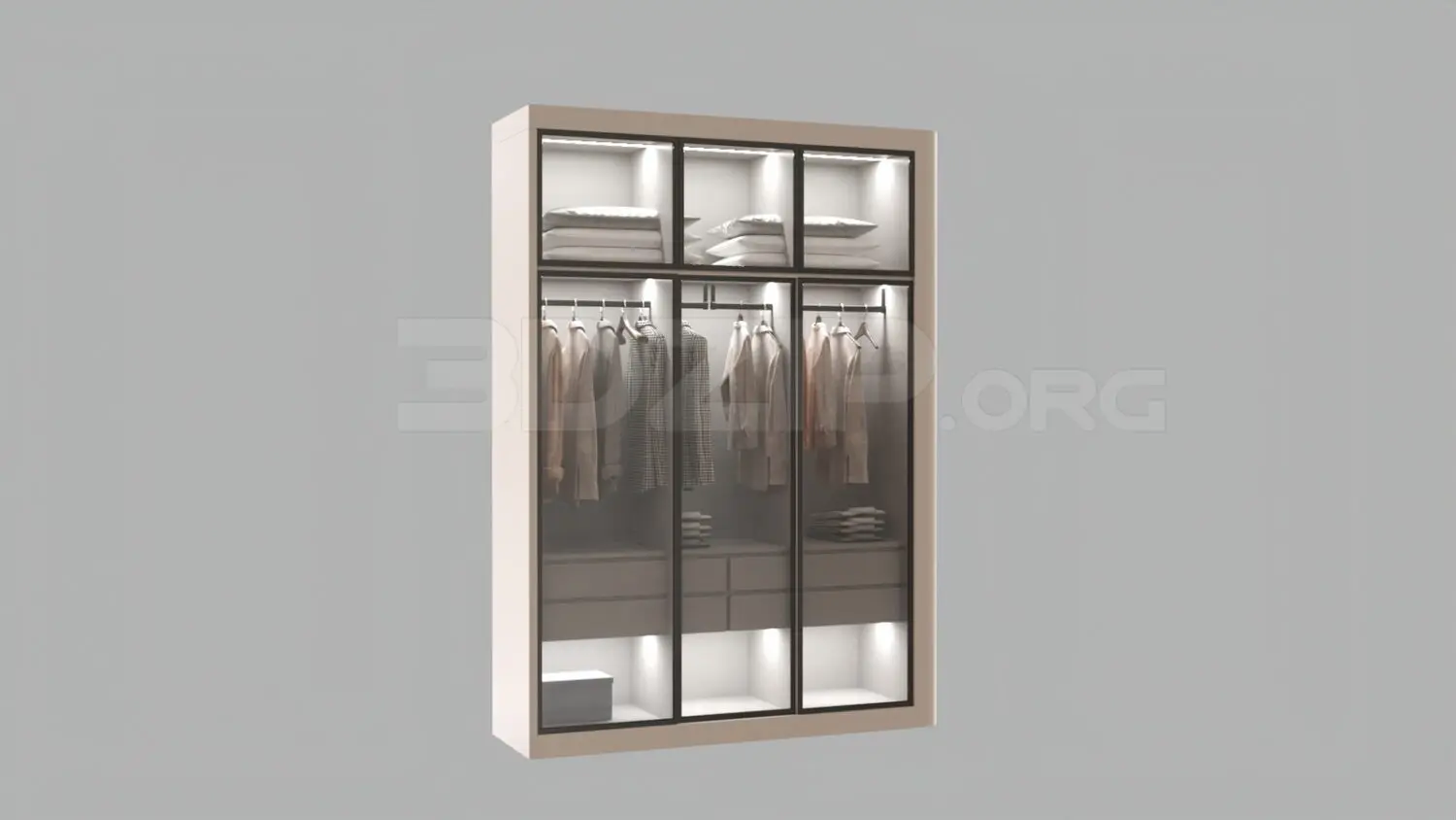Wardrobe — preview 1 (3dzip, CC0)