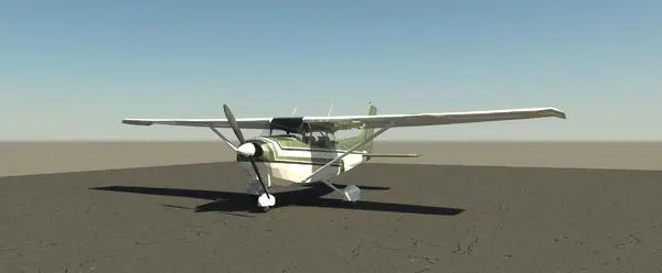 Cessna 172 Skyhawk — preview 1, by erland73 (RevitCity, CC0)