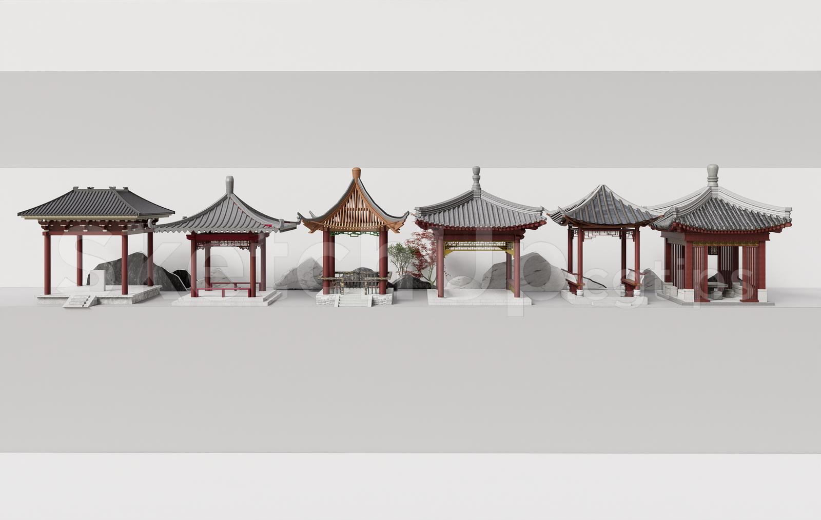 Traditional Asian Gazebo & Pavilion