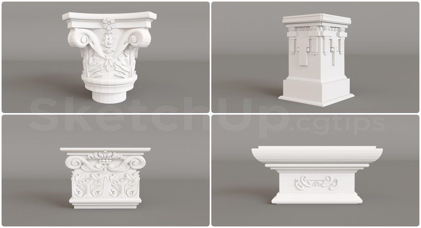 Roman column capitals