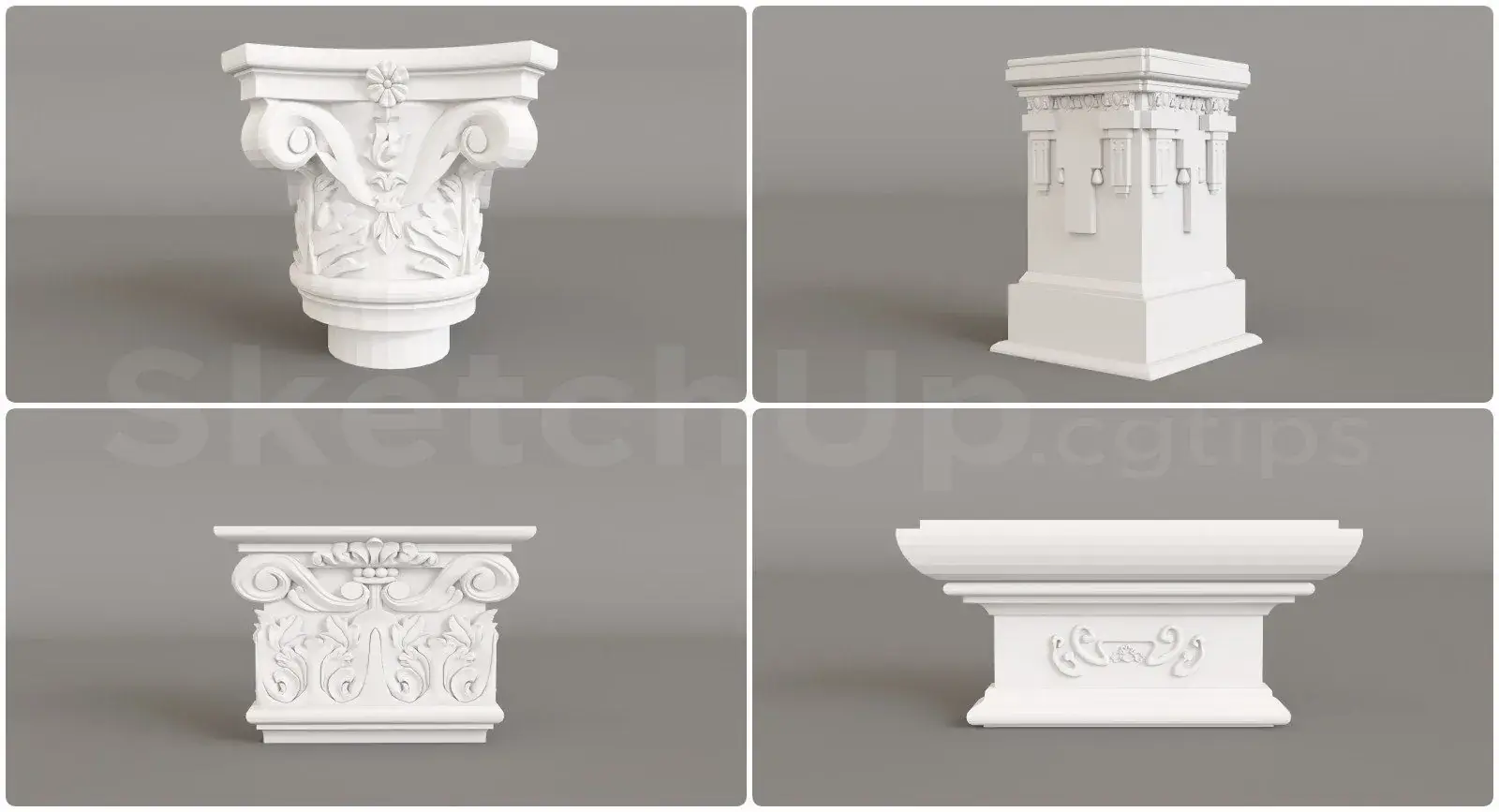 Roman column capitals