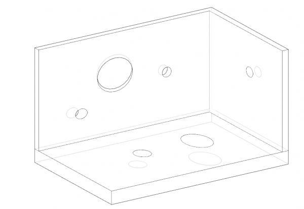 Face base Angle Circular Opening