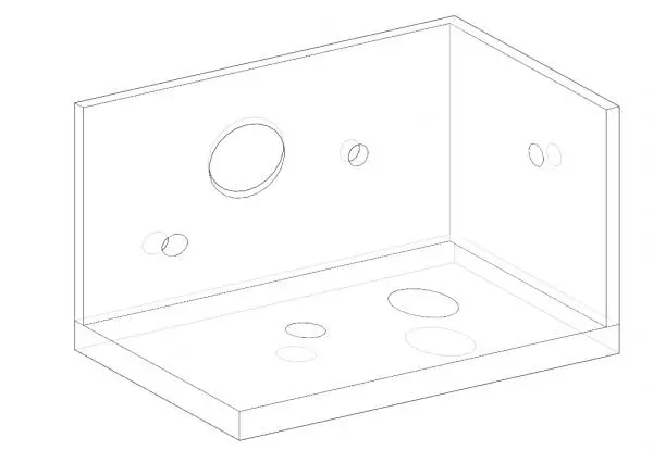 Face base Angle Circular Opening