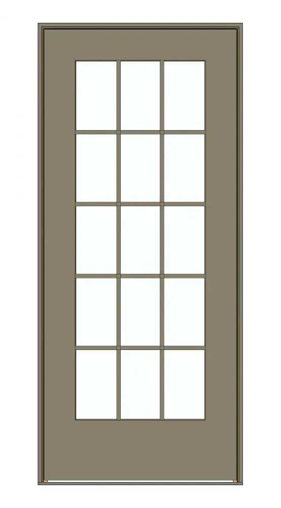 Detail Component - Marvin Commercial Clad Operating Door Jamb