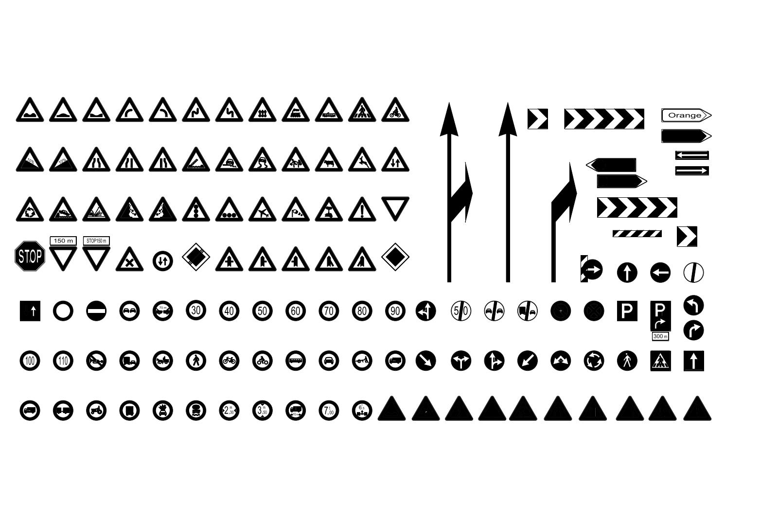 Road signs 1