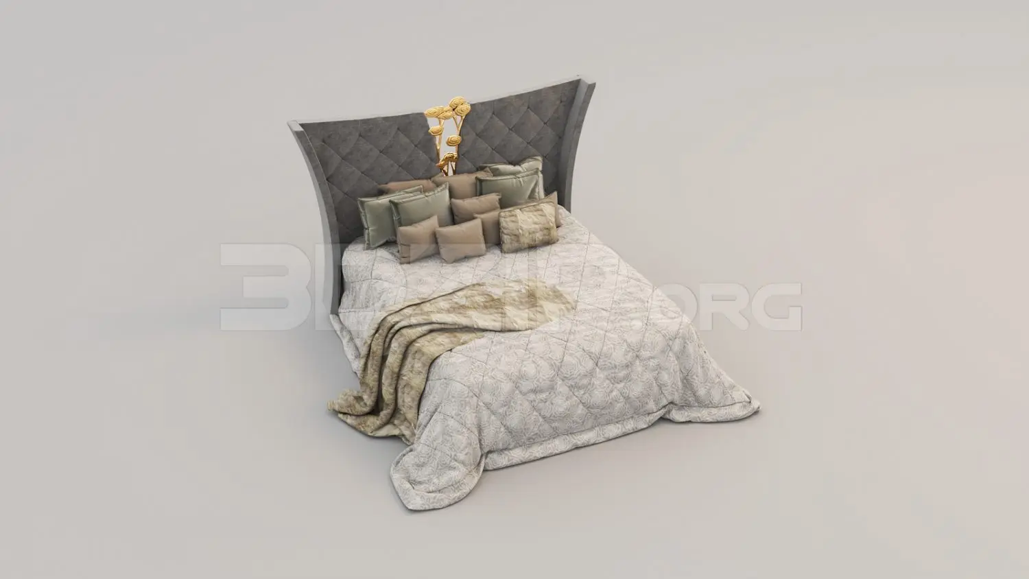 Bed — preview 1 (3dzip, CC0)