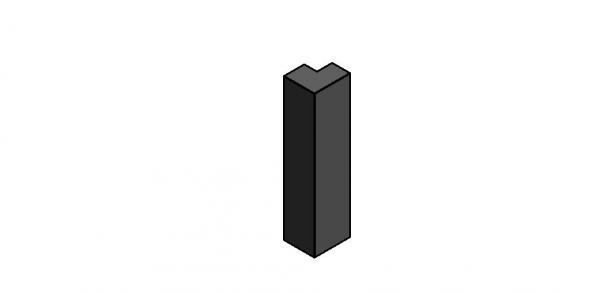 L-shaped column