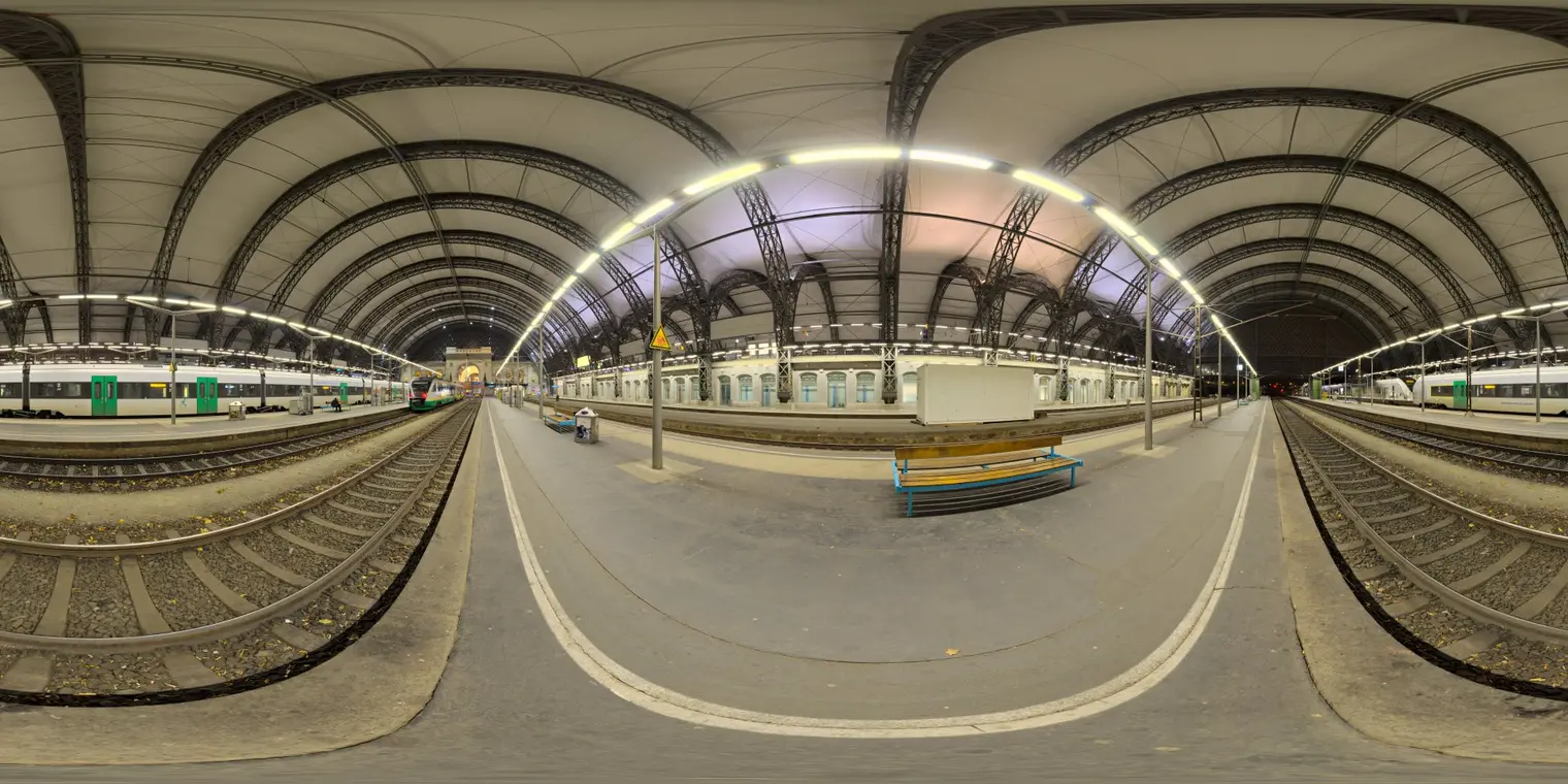 Dresden Station Night