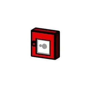 German fire press button