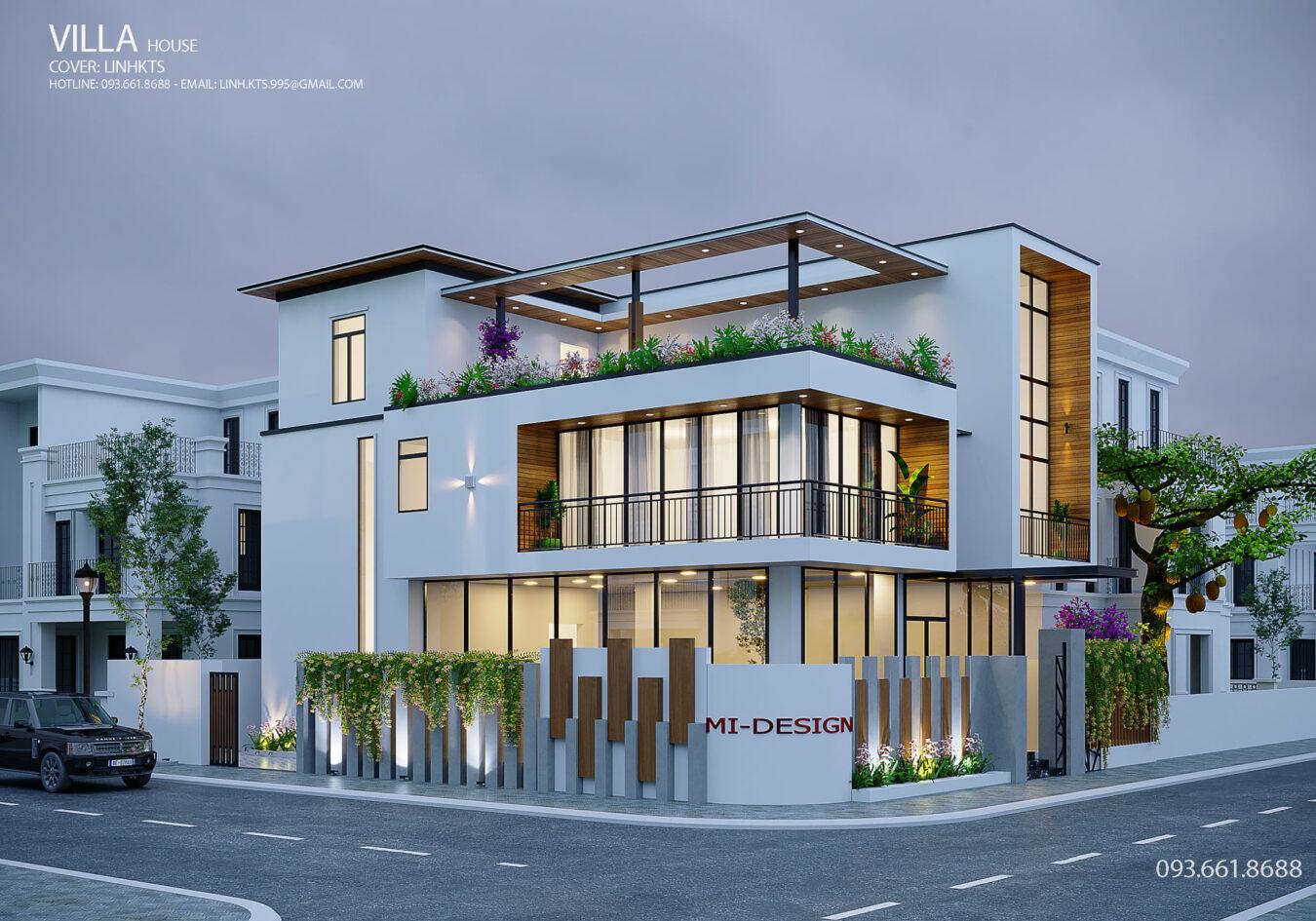 Exterior Villa Scene