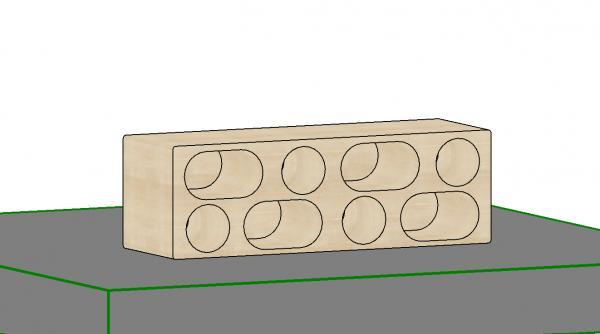 Wood Storage Console