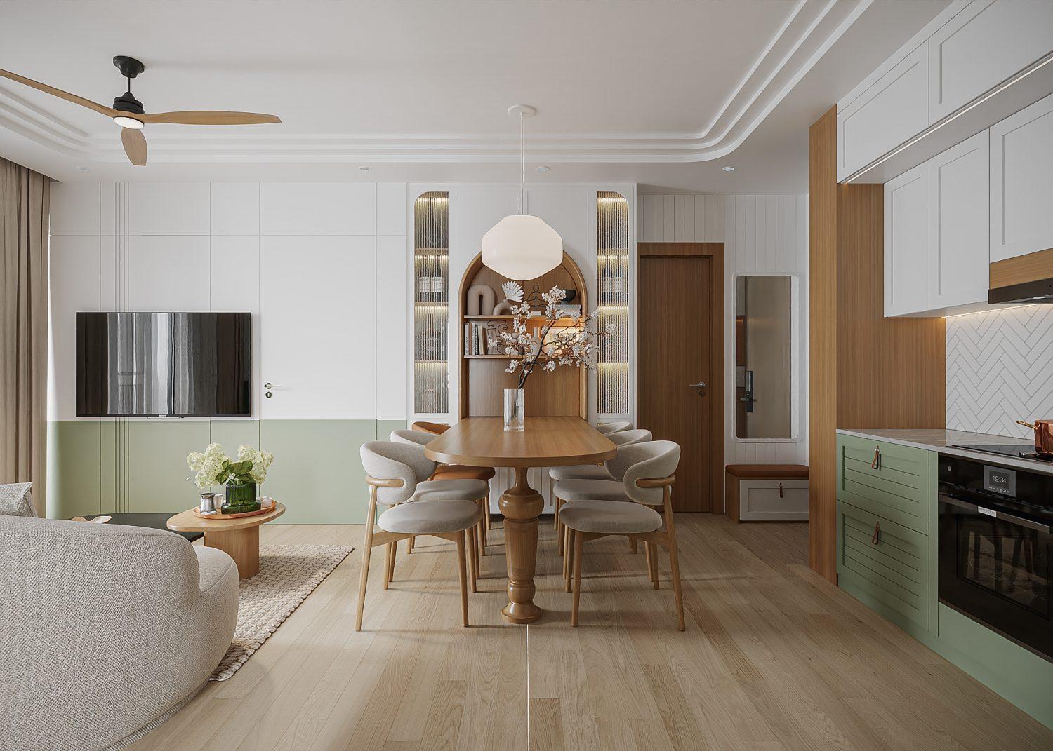 Living Room – Kitchen Interior