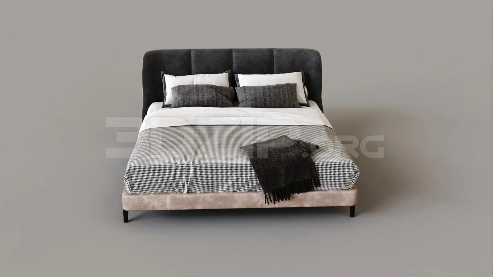 Bed — preview 1 (3dzip, CC0)