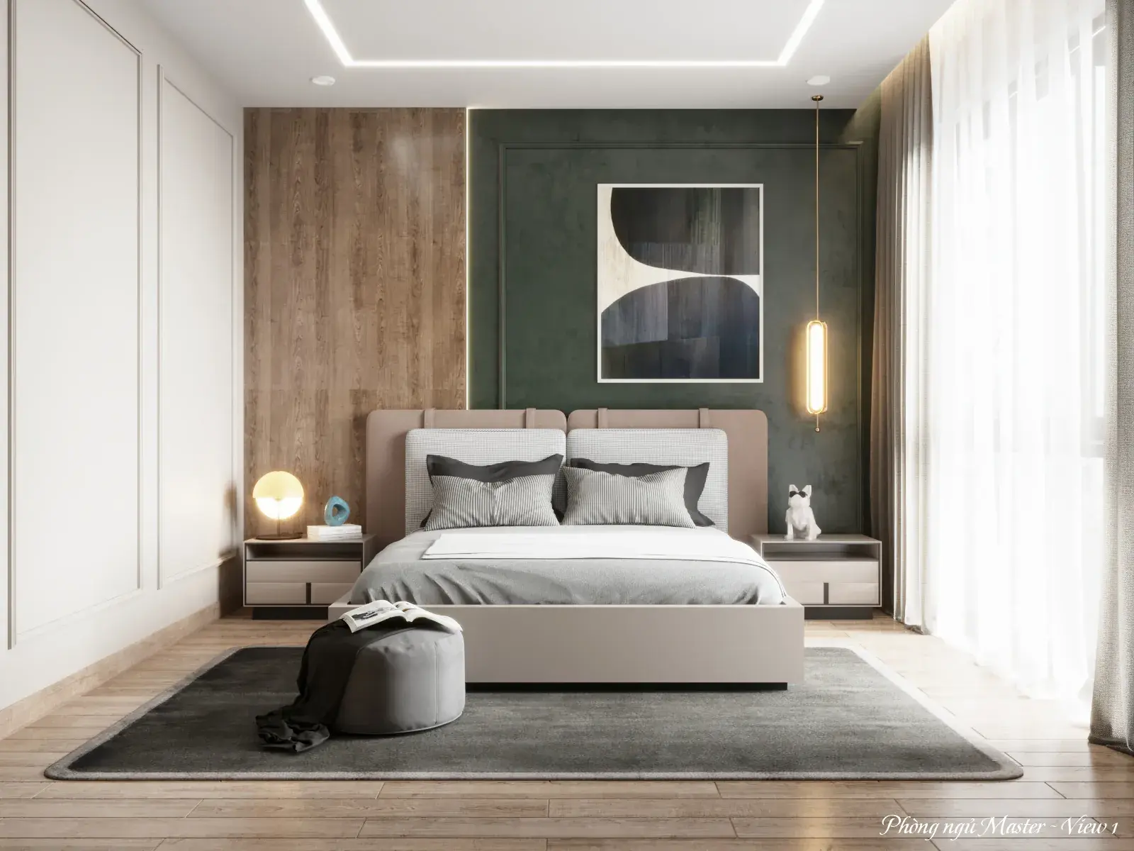 Interior Bedroom Scene