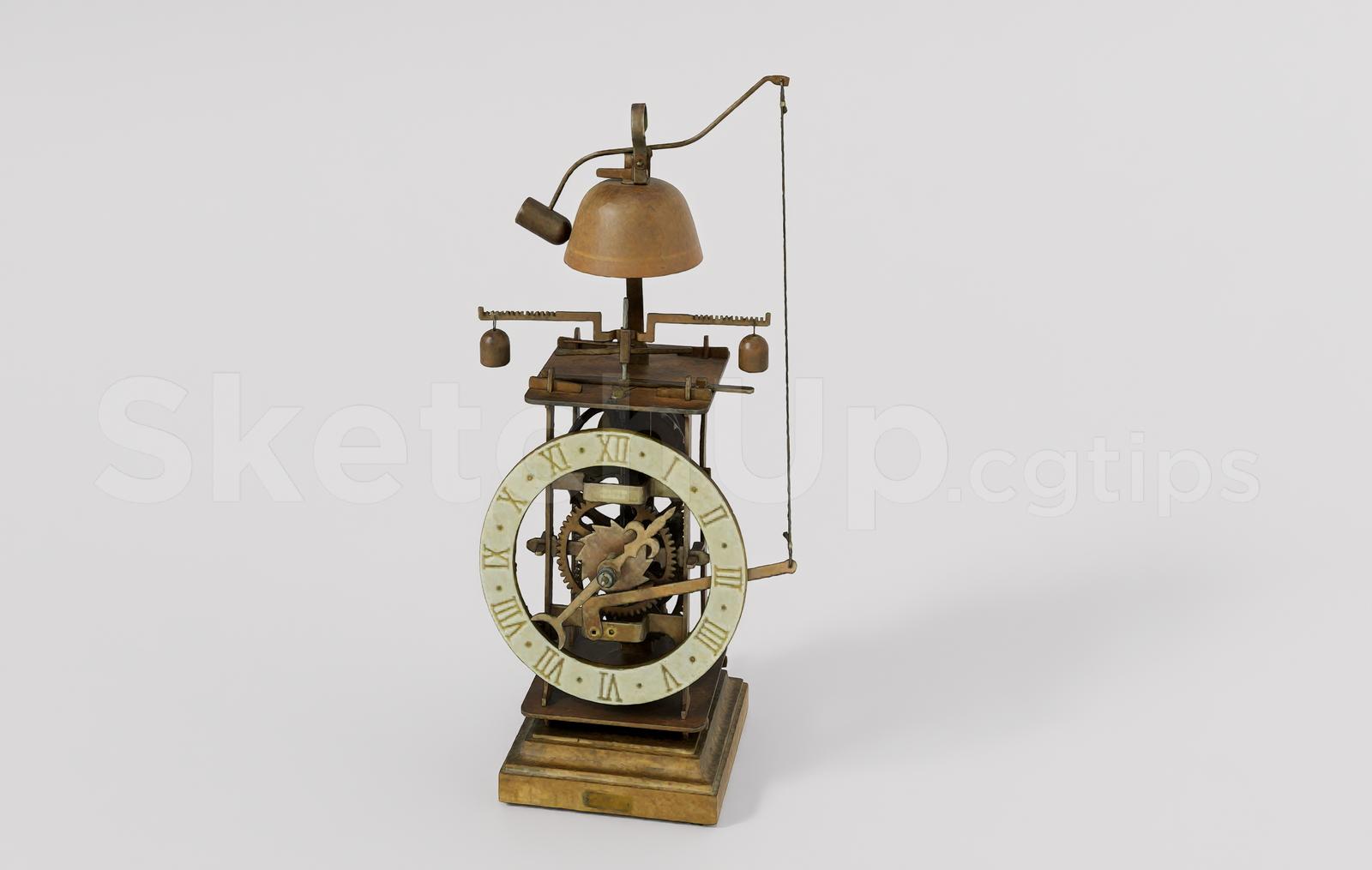 Vintage Mechanical Table Clock