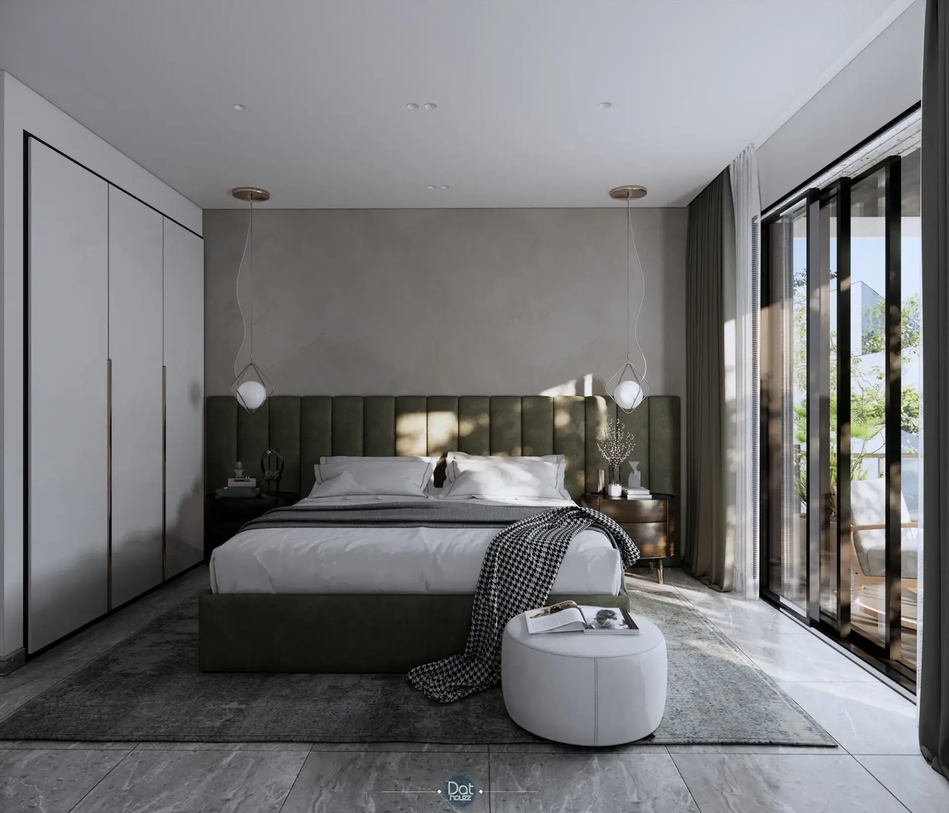 Interior Bedroom Scene