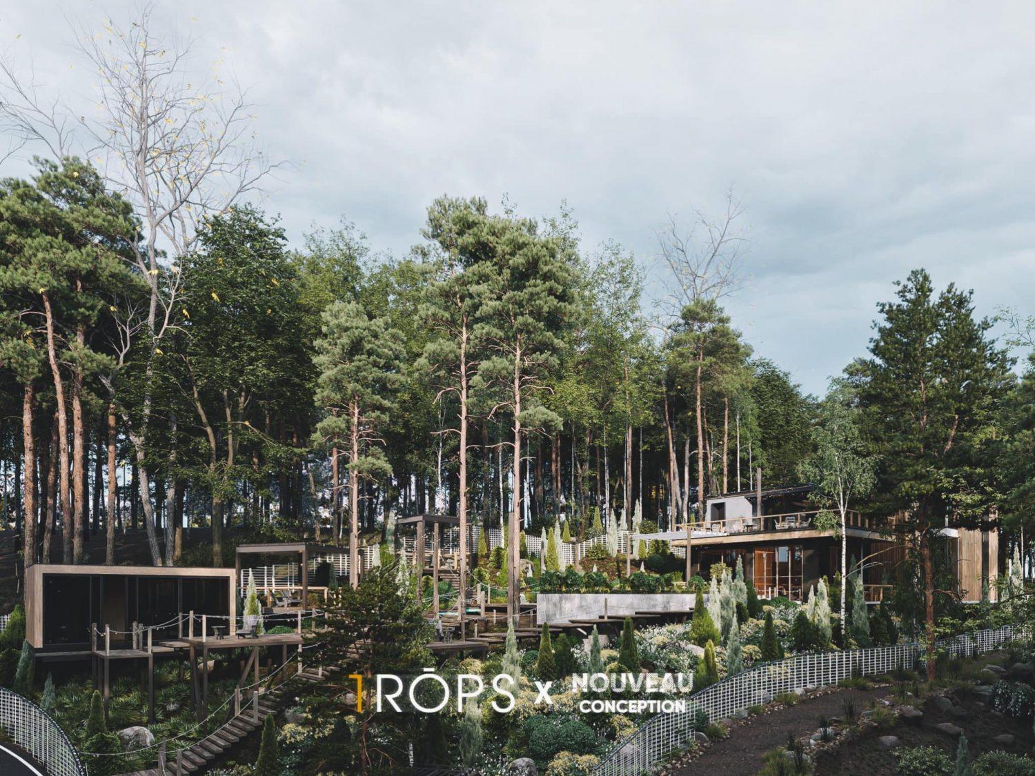 Homestay Exterior — preview 1, by TROPS Studio (3dzip)