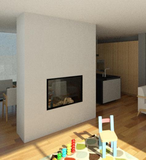 Double Sided Stove