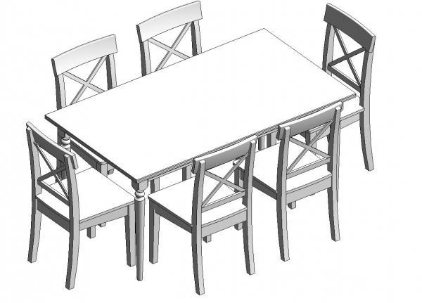 Ikea_tavolo Ingatorp e sedie Ingolf