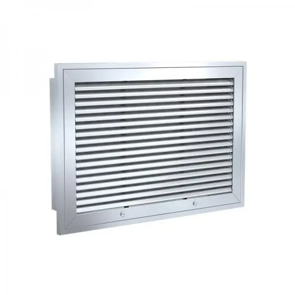 700 - Stainless Steel Louvered Grille — preview 1, by PriceRevit (RevitCity, CC0)