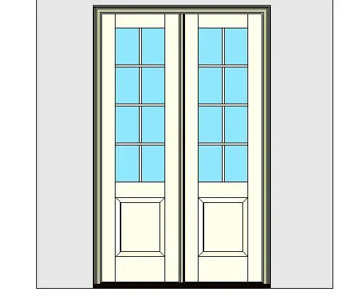 Kolbe Ultra Series Inswing Entrance Door 2-Wide 1-Panel Standard Sill Units