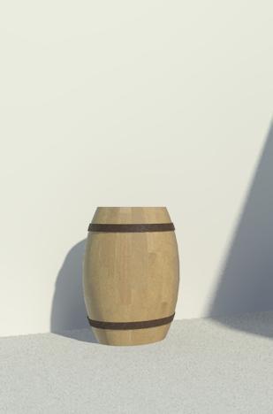 Oak Whiskey Barrrel