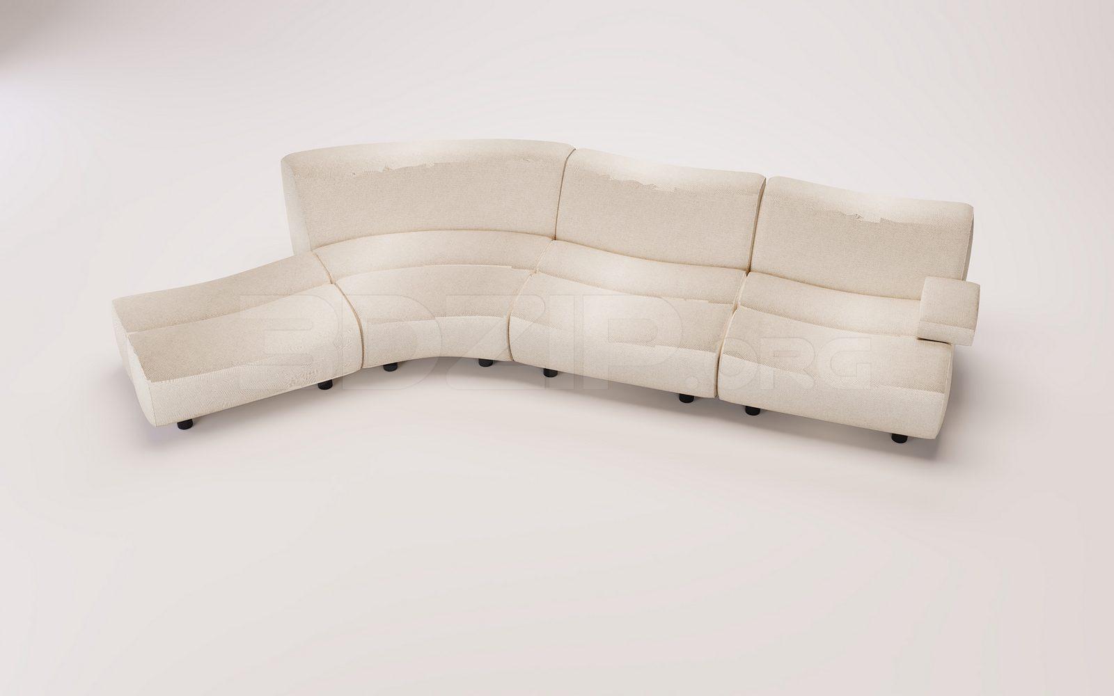 Sofa 3D Model for Interior Projects