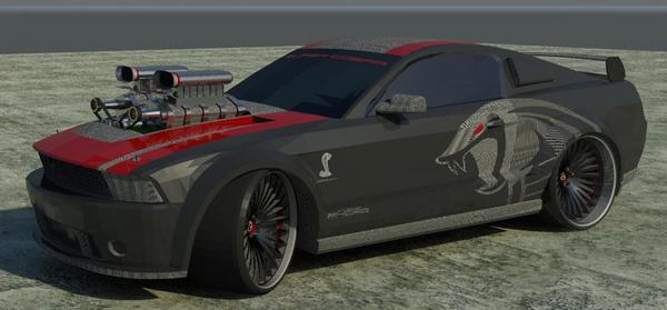 Custom Mustang Gt500